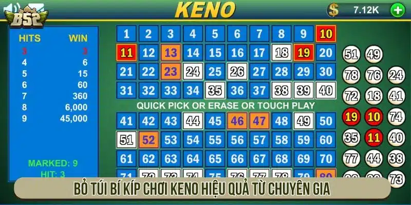 Cách Chơi Keno B52 Theo Từng Kèo Và Kinh Nghiệm Chọn Số Bỏ túi bí kíp chơi Keno hiệu quả từ chuyên gia
